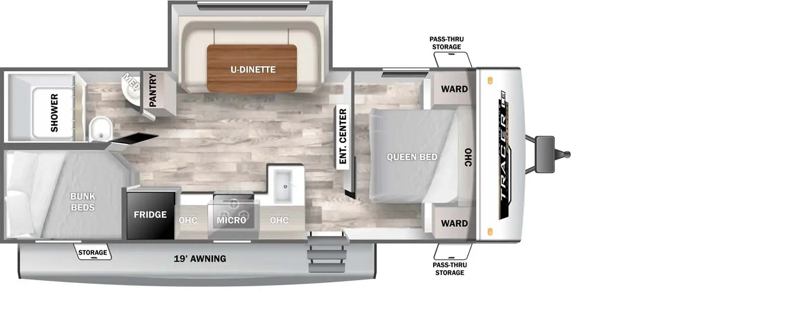 240BHSLE Floorplan Image